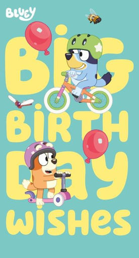 Picture of BLUEY BIG BIRTHDAY WISHES CARD